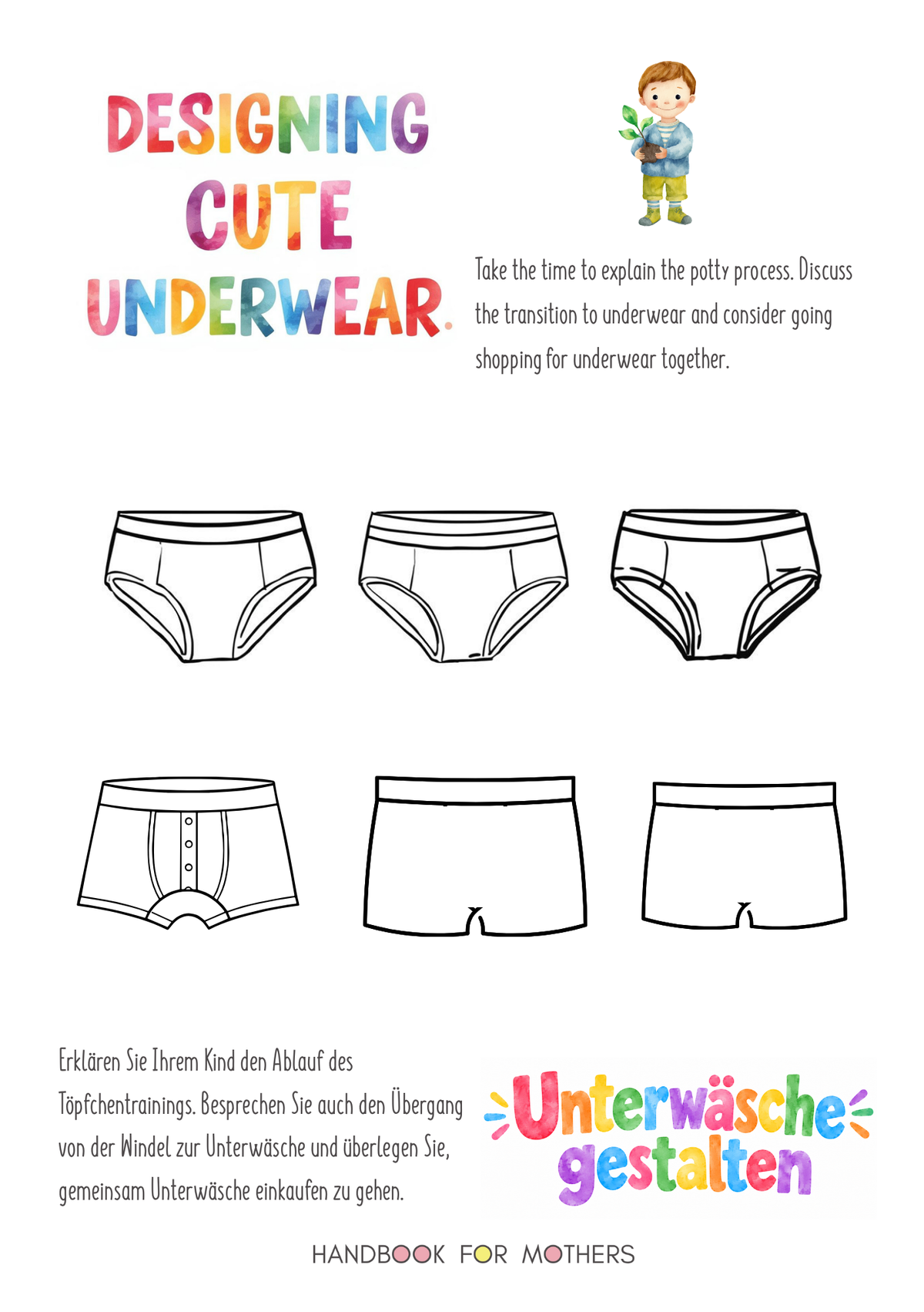 Potty Training Parent-Child Workbook