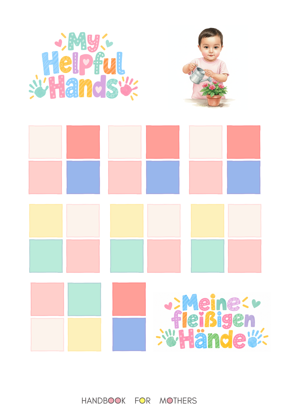My Little Hands Personalized Charts
