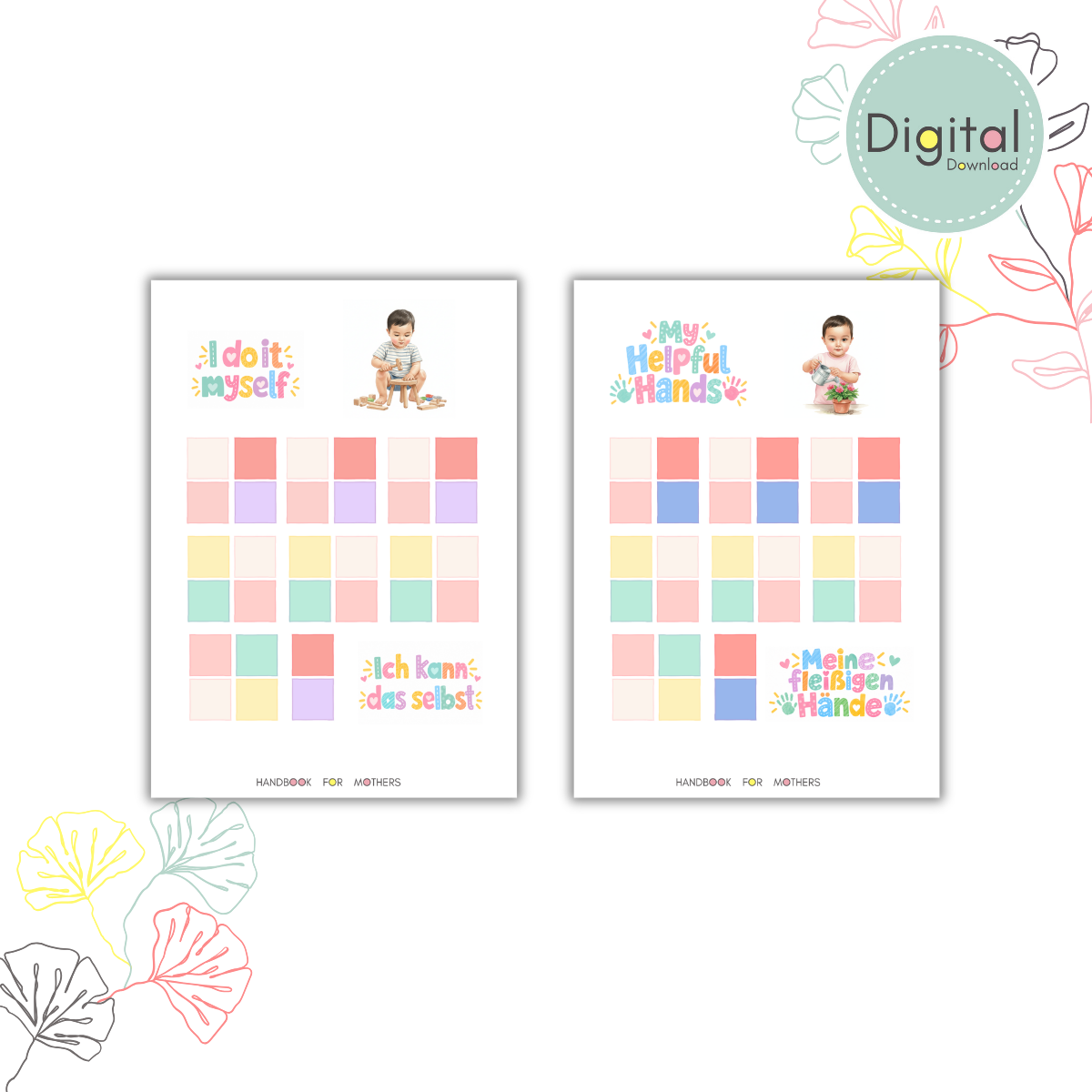 My Little Hands Personalized Charts