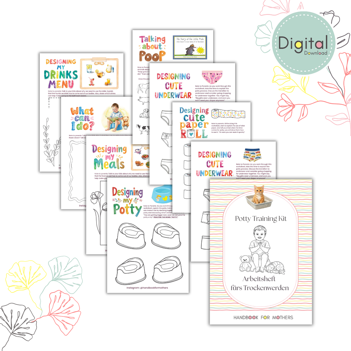 Potty Training Parent-Child Workbook