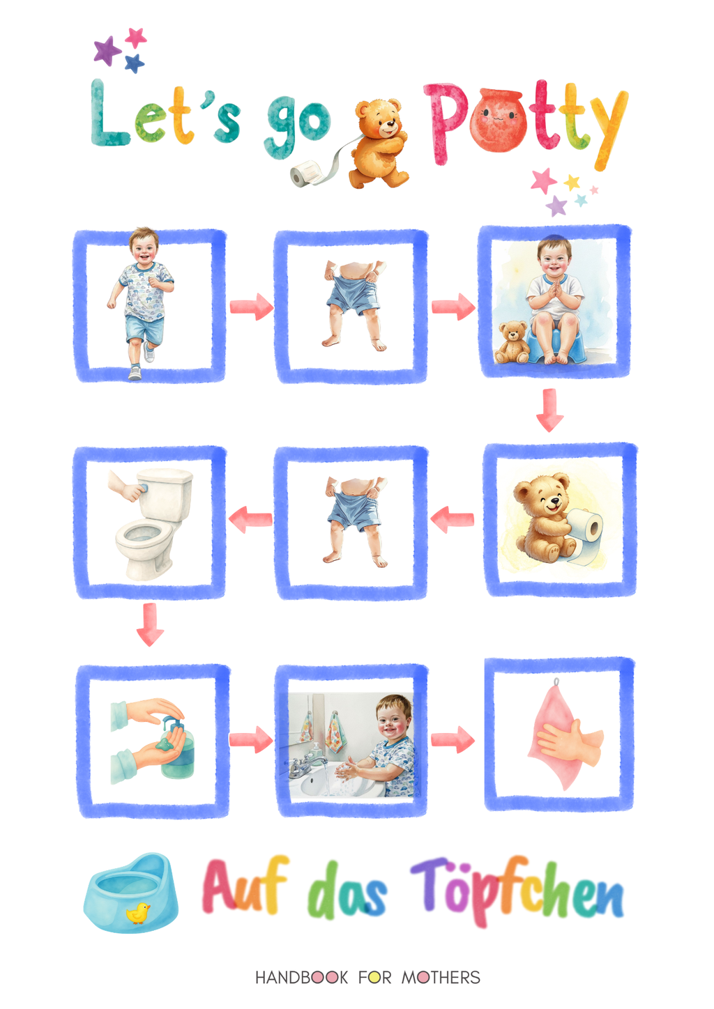 Potty Training Parent-Child Workbook